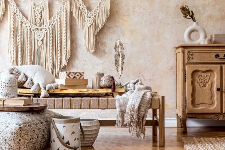 25 Boho Living Room Trends That Are Cozy, Curved & Completely 2025