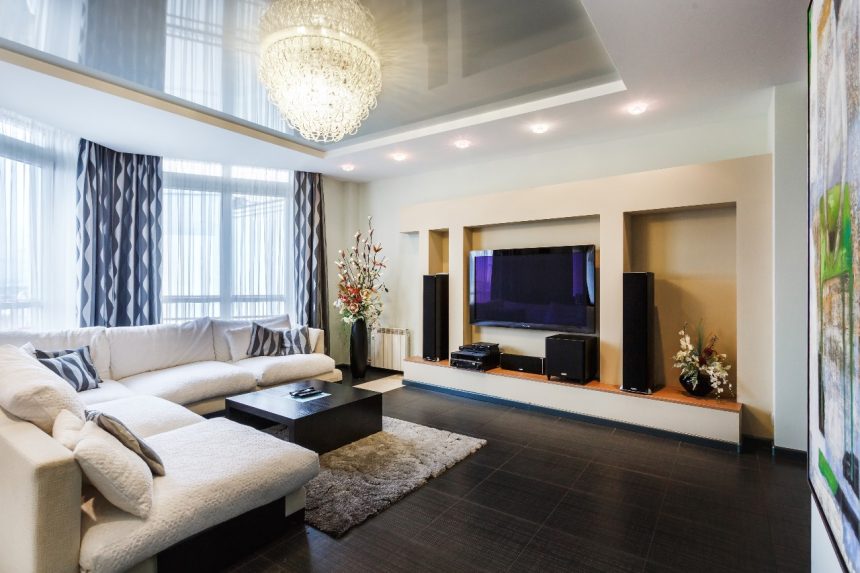 14 Minimalist False Ceiling Living Room Designs That Are Pure Chic!