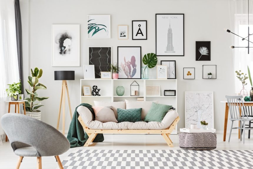 Apartment Wall Decor Ideas: Budget-Friendly Living Room Decor