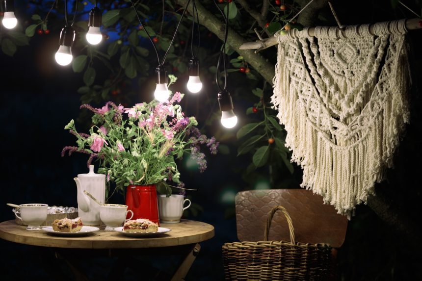 Outdoor Party Patio Lighting with Creative Flower Themes for Fun Garden Decor Ideas – Summer 2025
